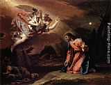 Sebastiano Ricci Famous Paintings - Prayer in the Garden